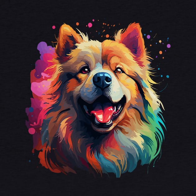 Chow Chow Rainbow by JH Mart